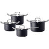 BK Pannenset Q-linair Master Black - 4 delige set