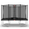 BERG Trampoline Ultim Favorit met Veiligheidsnet - Safetynet Comfort - 330 x 220 cm - Grijs