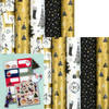 GOLDEN WINTERTIME - kerstpapier assortiment cadeaupapier inpakpapier - 2 meter x 70 cm - 10 rollen - inclusief labels