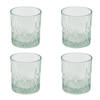 HAES DECO - Waterglas, Drinkglas set van 4 glazen - inhoud glas 300 ml / Ø 8x9 cm
