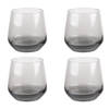 HAES DECO - Waterglas, Drinkglas set van 4 glazen - inhoud glas 310 ml / Ø 7x9 cm