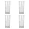 HAES DECO - Waterglas, Drinkglas set van 4 glazen - inhoud glas 300 ml / Ø 7x14 cm