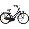 AMIGO Transportfiets dames Sturdy 28 Inch 53 cm Dames Terugtraprem Matzwart/Zwart