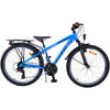 Volare Jongensfiets Cross 24 Inch 31,75 cm Jongens 18V V-Brakes Blauw/Zwart