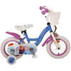 Disney Meisjesfiets Frozen II 12 Inch 23 cm Meisjes Terugtraprem Blauw/Paars