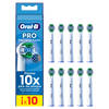 Oral-B opzetborstels Precision Clean wit - 10 stuks