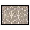 Deurmat Geometrisch beige - 50x70 cm