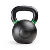 ZEUZ® Kettlebell 24 KG – Fitness, Crossfit Sport Set – Gewichten - Conditie & Krachttraining – Gietijzer – Groen