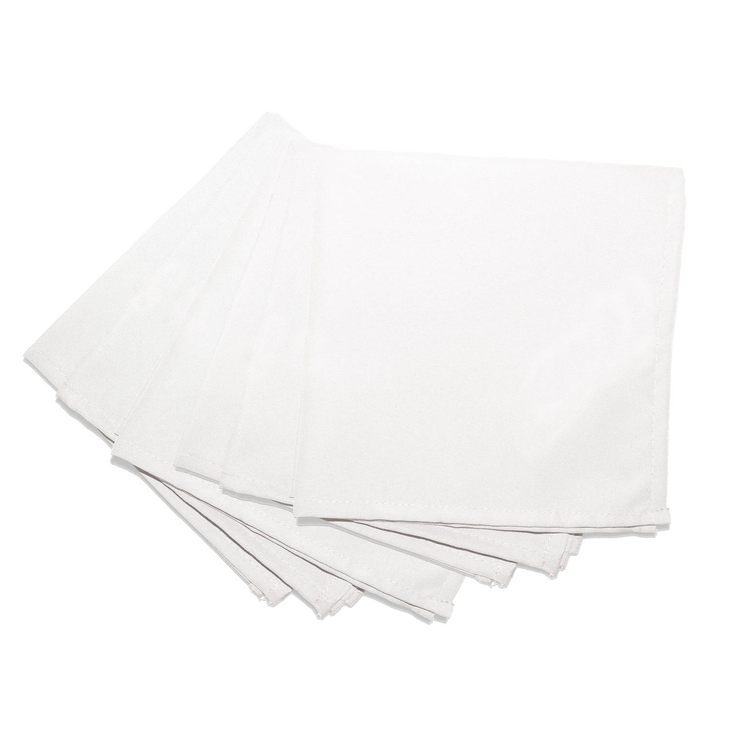 Wicotex-Servetten polyester 40x40cm wit 6 stuks