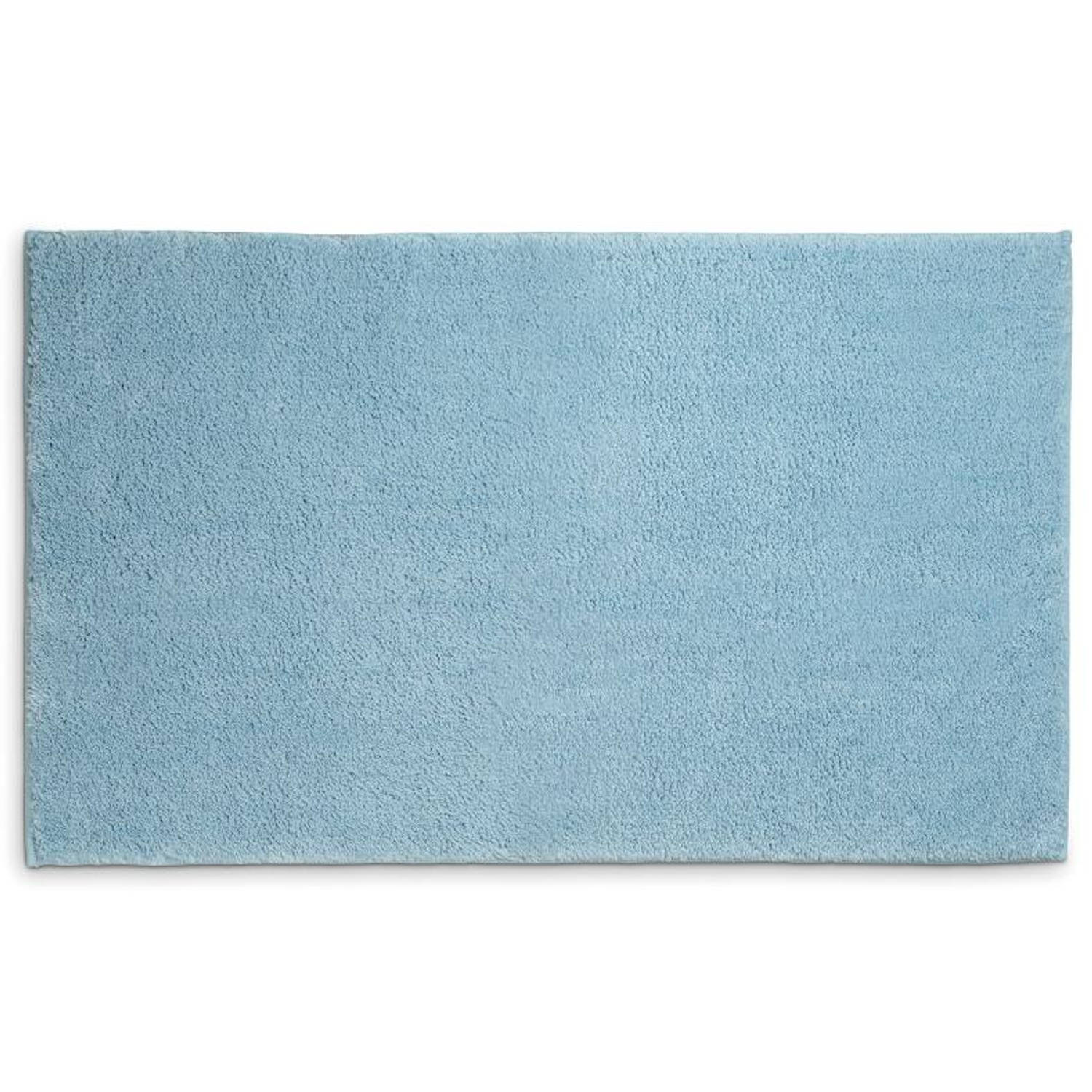 Badmat, 120 x 70 cm, Polyester, IJs Blauw - Kela | Maja