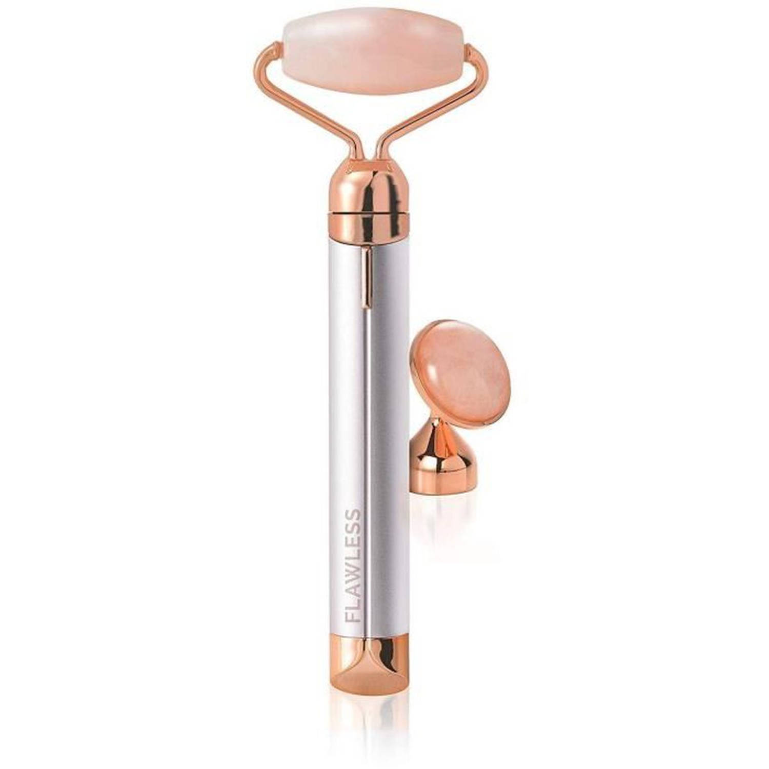 Flawless Finish - Finishing Touch Flawless Contour, Roller Massage Face in Rose Quartz