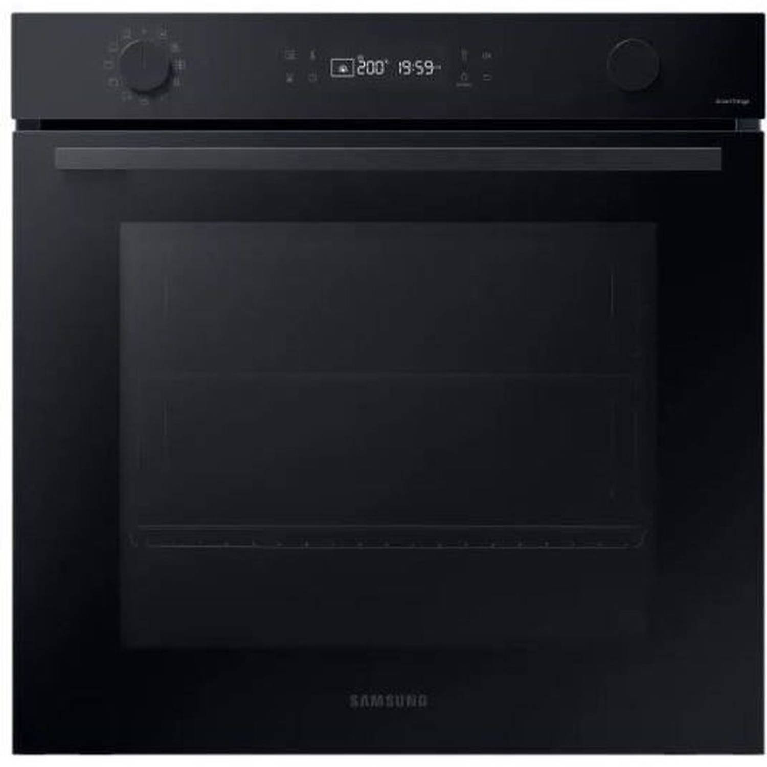 Gebouwd -in oven enkele multifunctionele ventilator Pyrolyse Samsung NV7B41307AK Black 59.5x59.6x57.