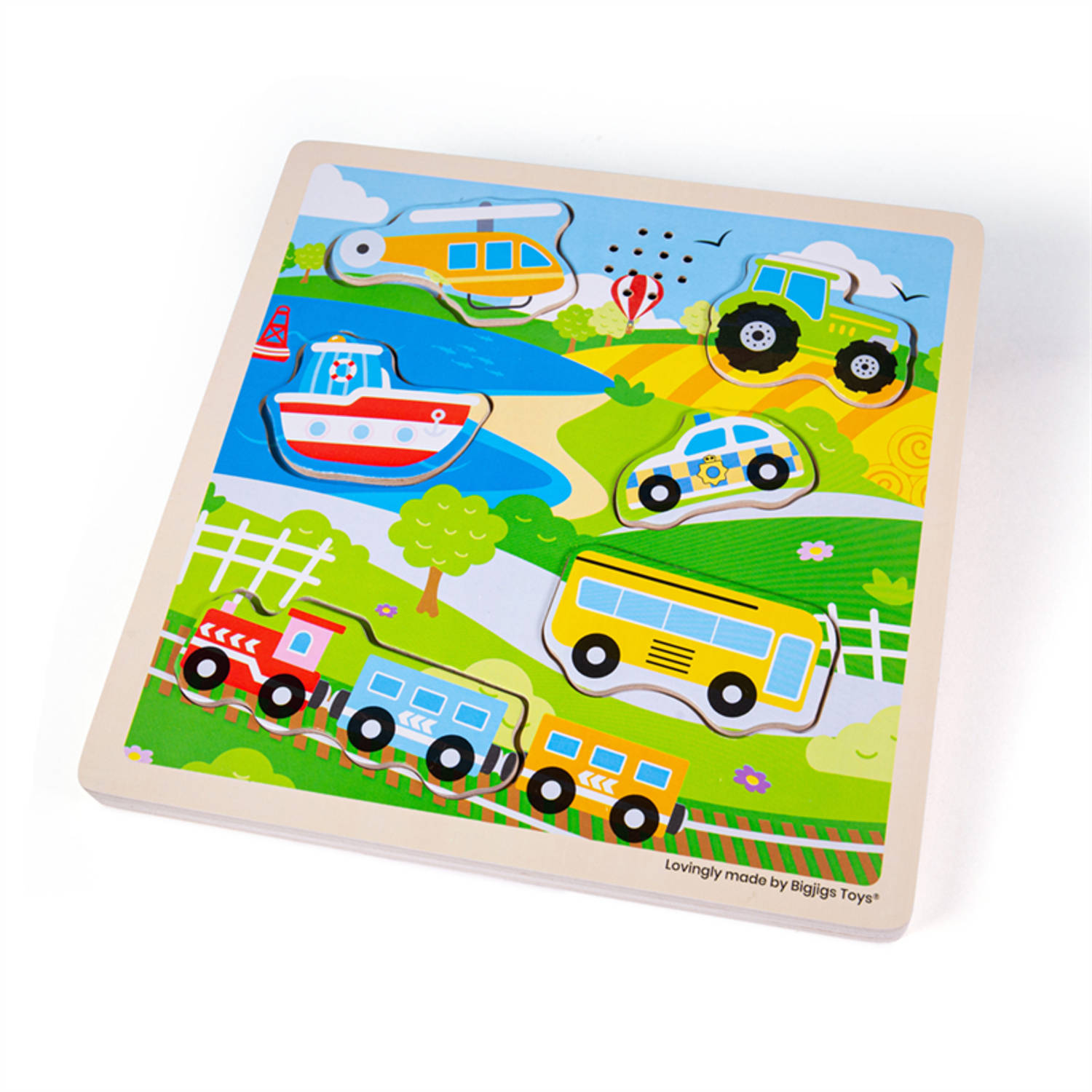 Bigjigs Sound Puzzle - Transport