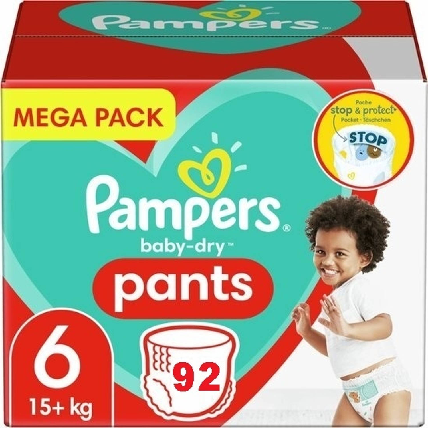 Pampers Baby Dry Pants Maat 6 Megapack 92 luierbroekjes 9-15 KG