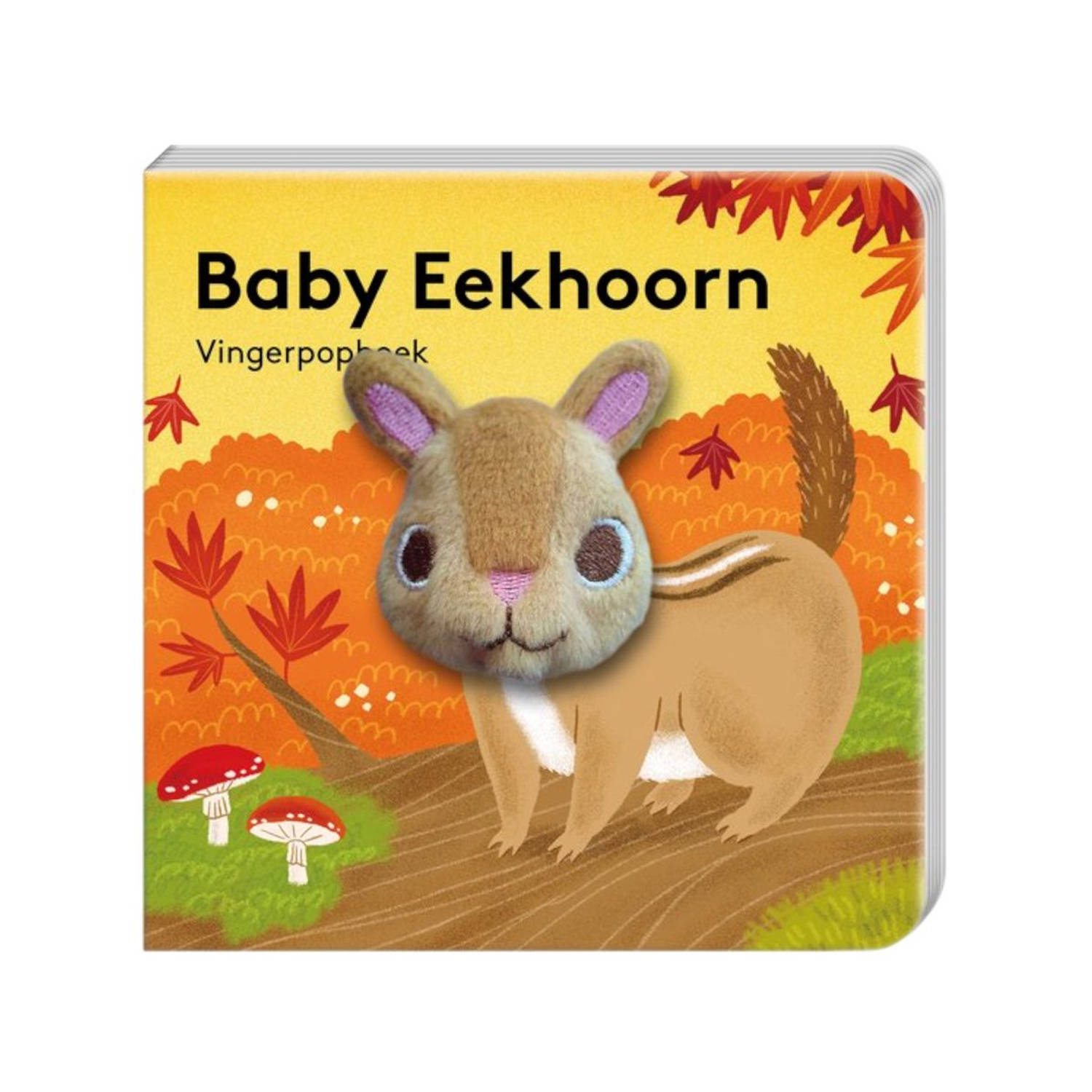 Vingerpopboekje - Baby eekhoorn