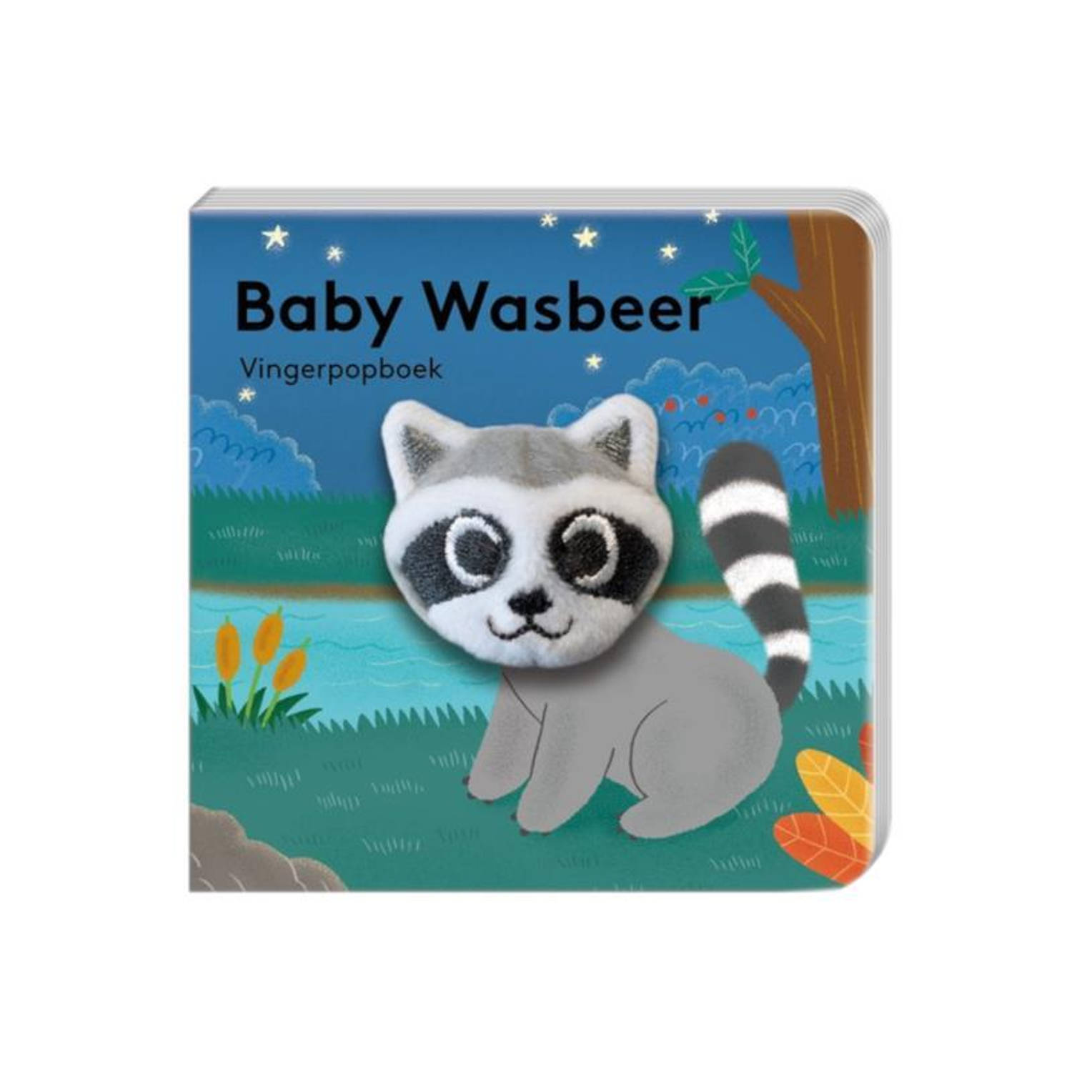 Vingerpopboekje - Baby wasbeer