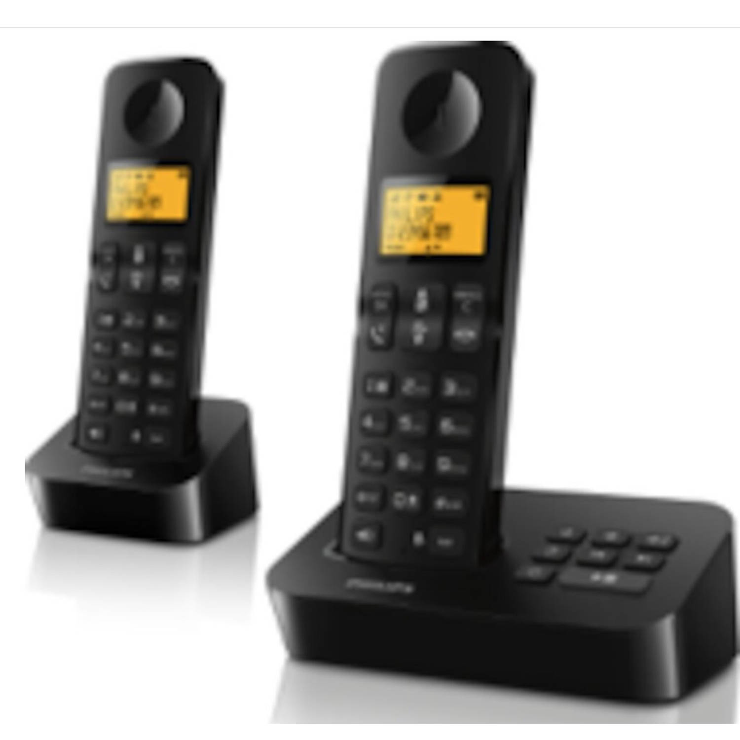 Philips Draadloze Telefoon D2652B-01 Dual Antwoordapparaat 1'6 Inch Display Nummerherkenning Sn