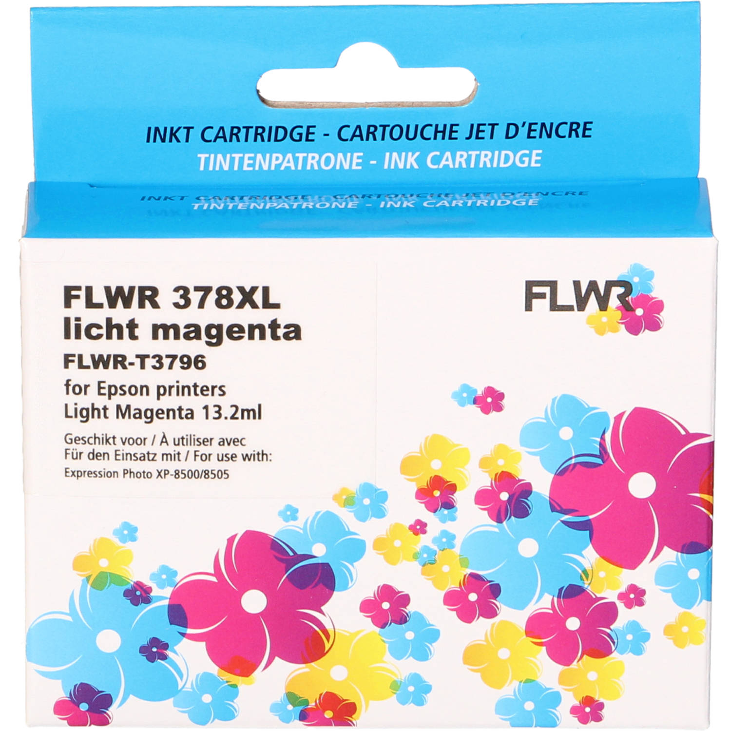 FLWR - Cartridges / Epson 378XL / licht magenta / Geschikt voor Epson