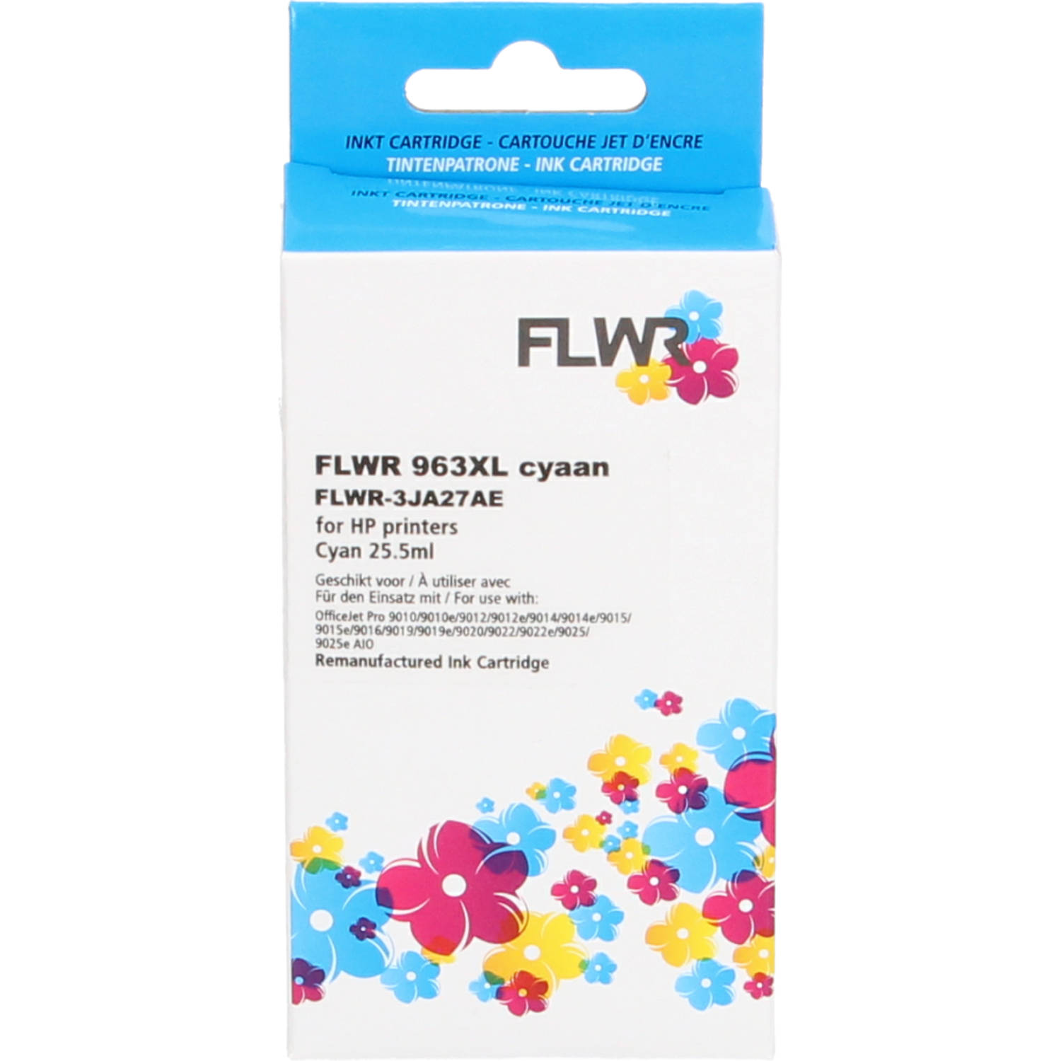 FLWR - Cartridges / HP 963XL / cyaan / Geschikt voor HP