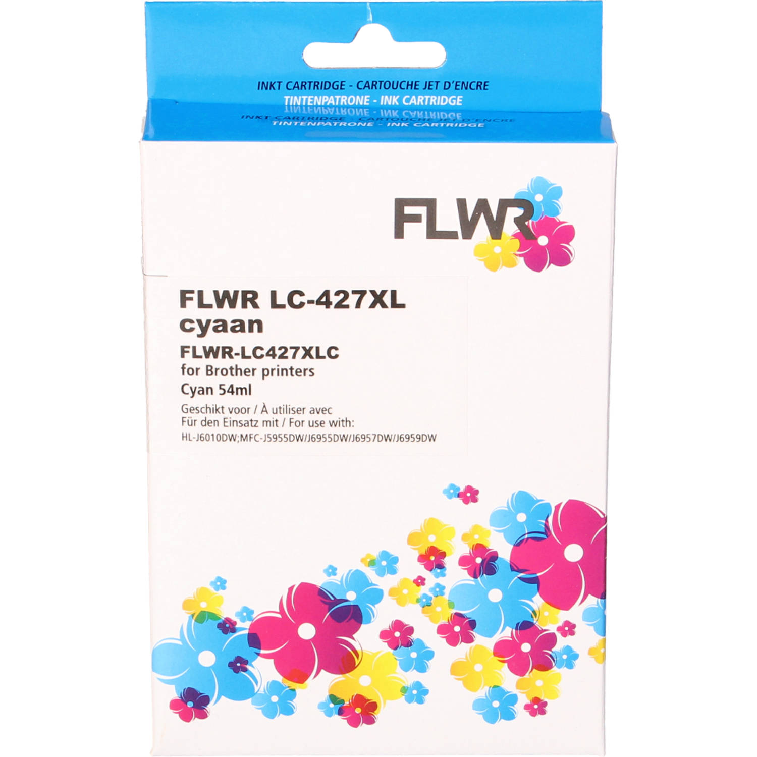 FLWR Brother LC-427XL cyaan cartridge