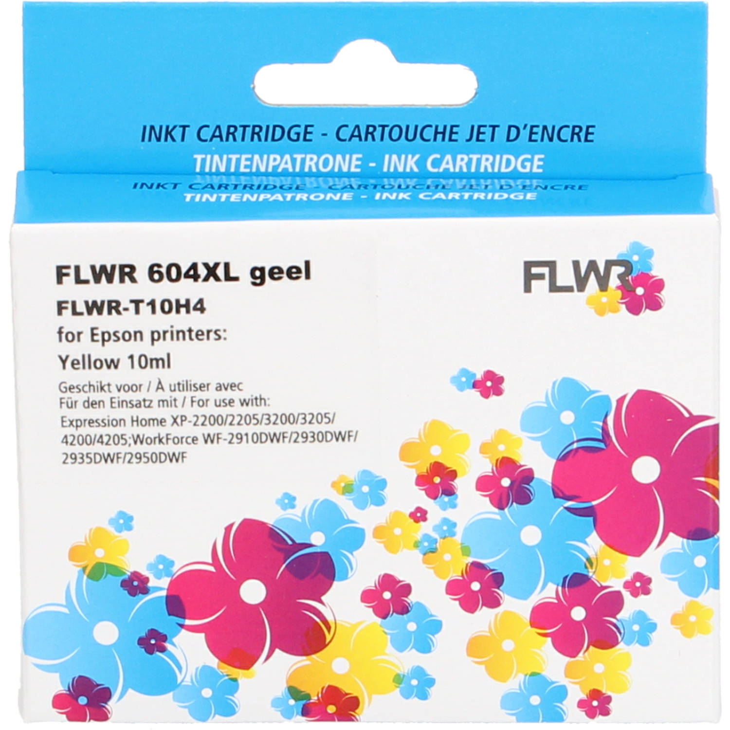 FLWR - Inktcartridge / 604XL / Geel - Geschikt voor Epson