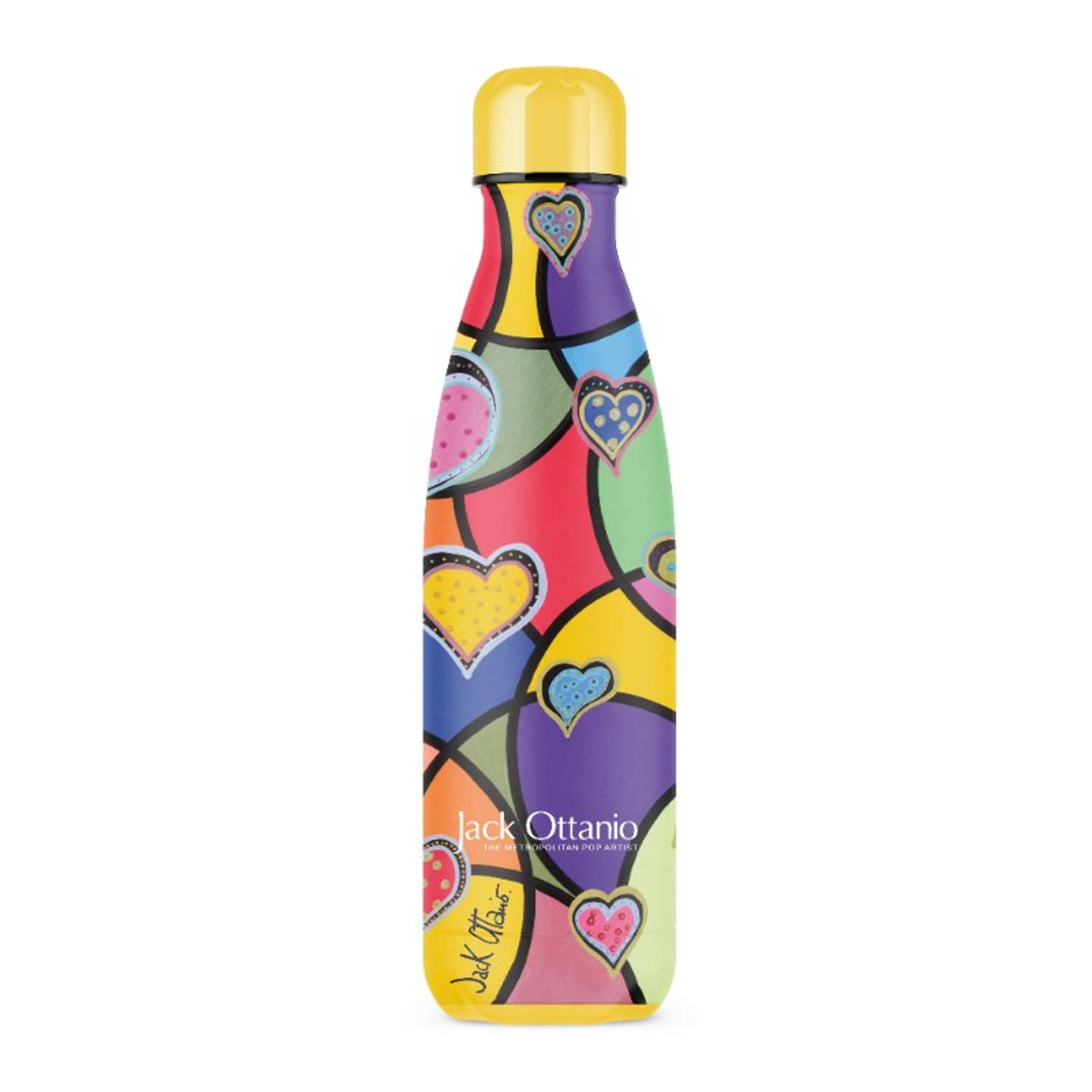 IZY Bottles x Jack Ottanio 500ML | Thermosfles | Drinkfles | Waterfles | Schoolfles | Isoleerfles | Beker | Drinkbeker | Koud | Warm | Fles | Back to School | 500 ml