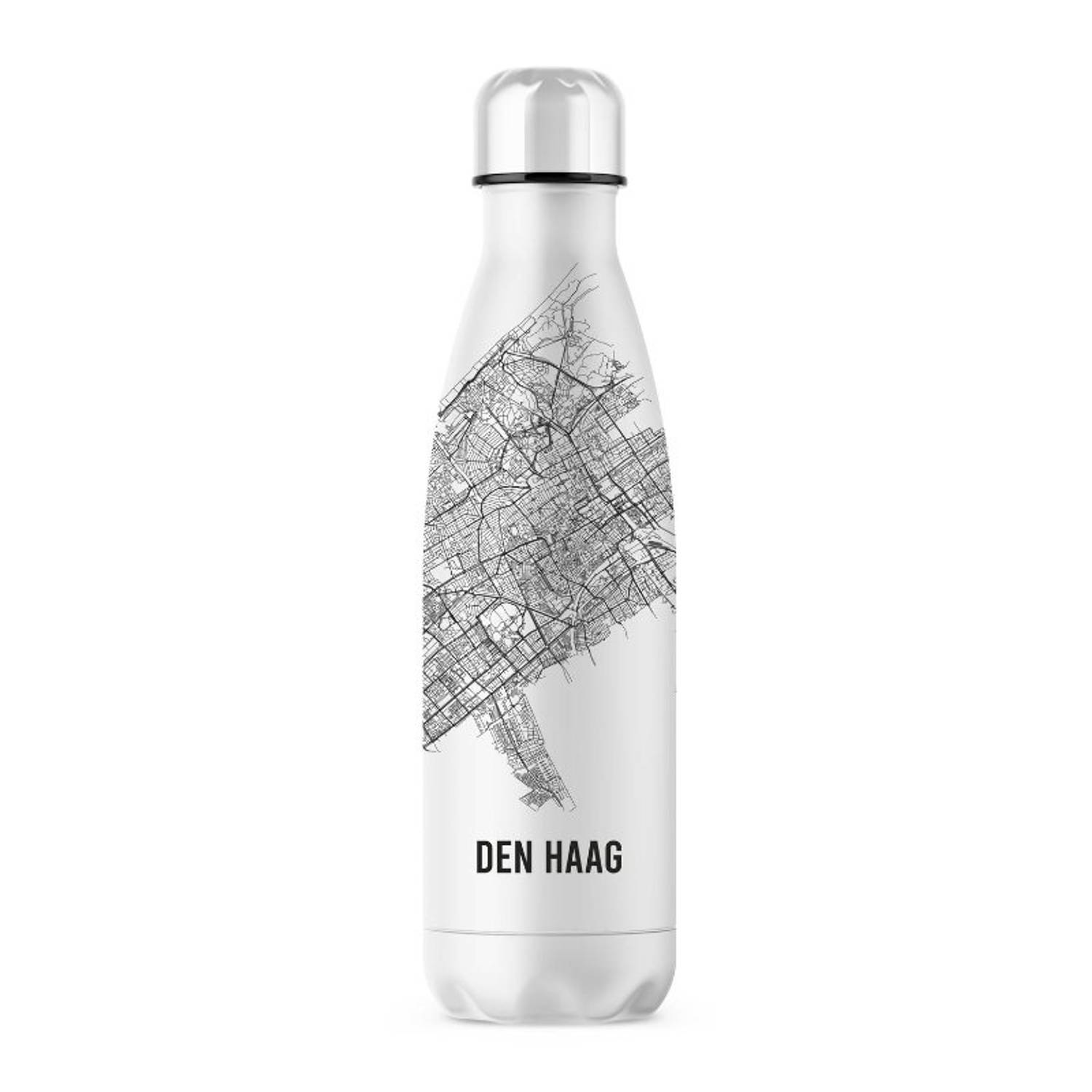IZY Bottles x Den Haag | 500 ML | Thermosfles | Drinkfles | Waterfles | Schoolfles | Isoleerfles | Beker | Drinkbeker | Koud | Warm | Fles | Back to School | 500ml