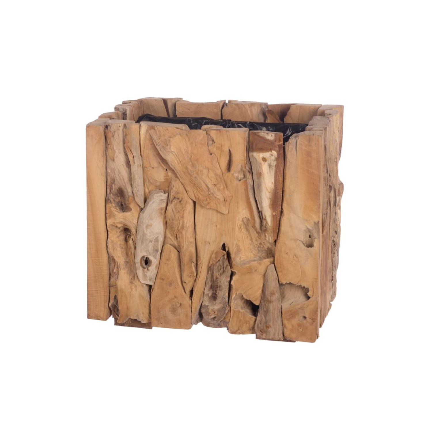 DKNC - Erosie hout box - 38x38x38cm - Natuurlijk