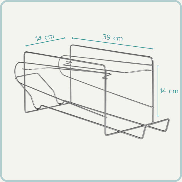 Nordix Blikjes Organizer - Blikjeshouder - Koelkast - Metaal