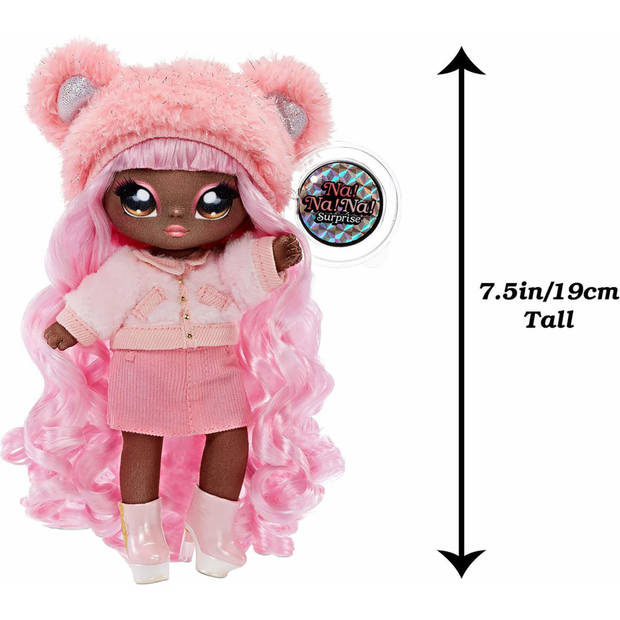 Na! Na! Na! Surprise - 2-in-1 Pom Dolll - Cali Grizzly - Serie Glam 1 - Modepop