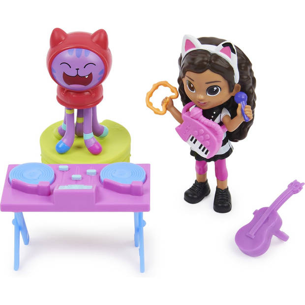 Gabby's Dollhouse Cattivity Pack Kitty Karaoke - Minipop - Speelset - Gabby's Poppenhuis - Karaoke speelfigurenset