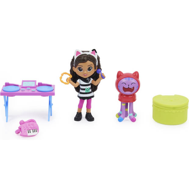 Gabby's Dollhouse Cattivity Pack Kitty Karaoke - Minipop - Speelset - Gabby's Poppenhuis - Karaoke speelfigurenset