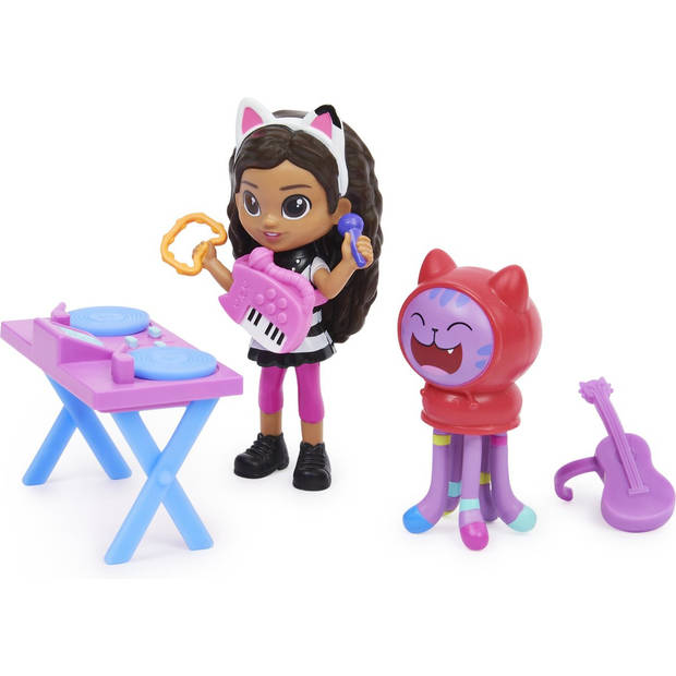 Gabby's Dollhouse Cattivity Pack Kitty Karaoke - Minipop - Speelset - Gabby's Poppenhuis - Karaoke speelfigurenset