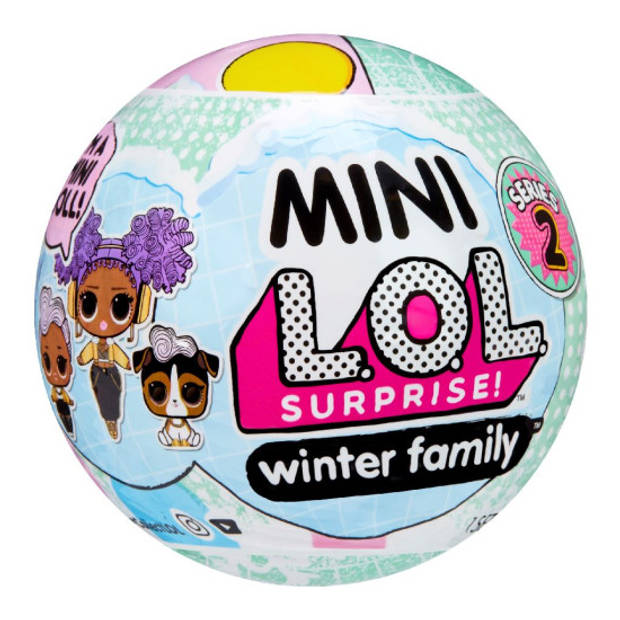 L.O.L. Surprise! Winter Familie Mini Bal - Serie 2 - Prijs per Stuk