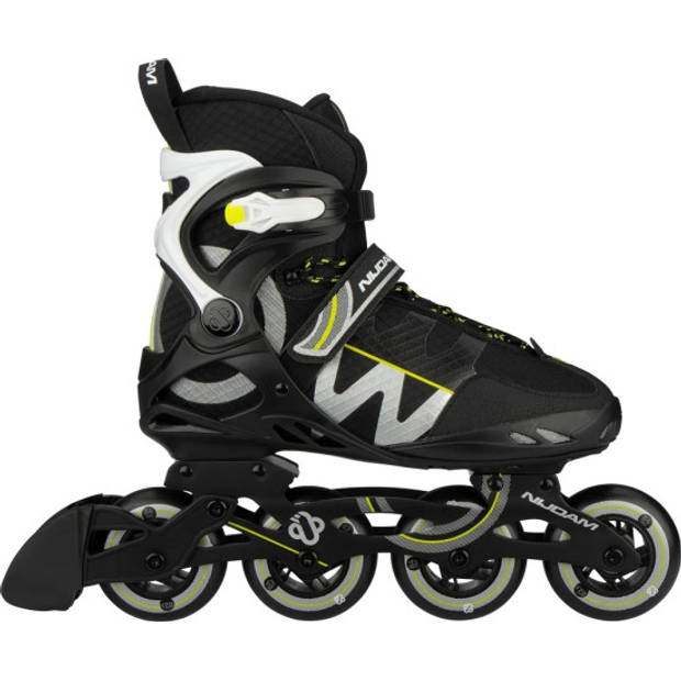 Nijdam Inline Skates Advanced - Circle Rayzor - Zwart - Maat 40