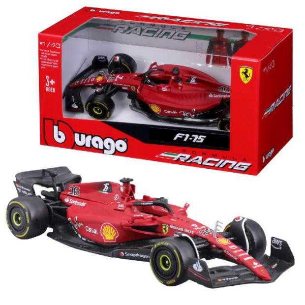 Bburago Ferrari Leclerc 1:43 SF22 Nr 16 2022