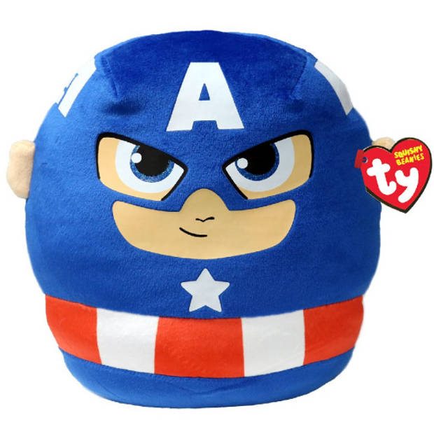 Ty Squish a Boo Marvel - Captain America - 31 cm