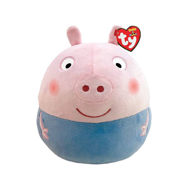 Ty Squish a Boo - Peppa Pig - George - 20 cm - Knuffel