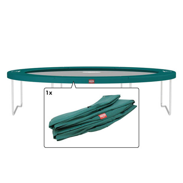 BERG Trampoline Beschermrand Favorit - Regular - 430 cm - Groen