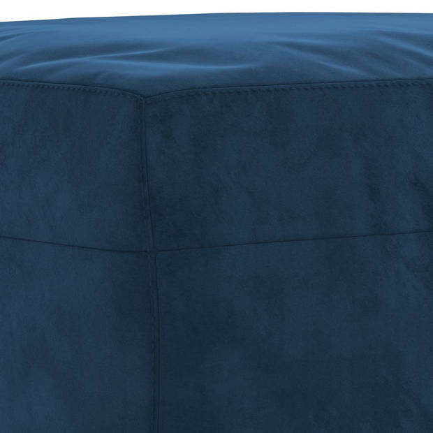 vidaXL Bankje 100x35x41 cm fluweel blauw