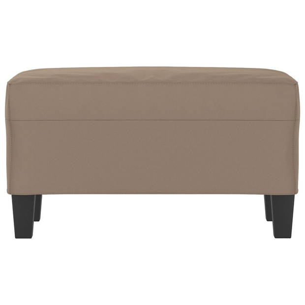 vidaXL Bankje 70x35x41 cm microvezelstof taupe