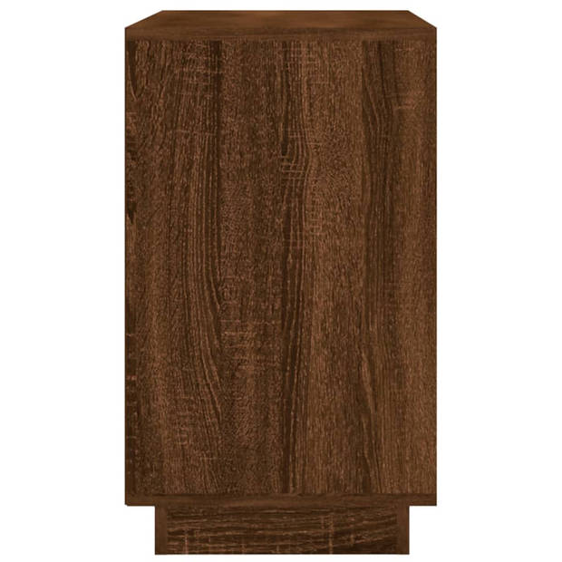 vidaXL Dressoir 102x35x60 cm bewerkt hout bruin eikenkleur