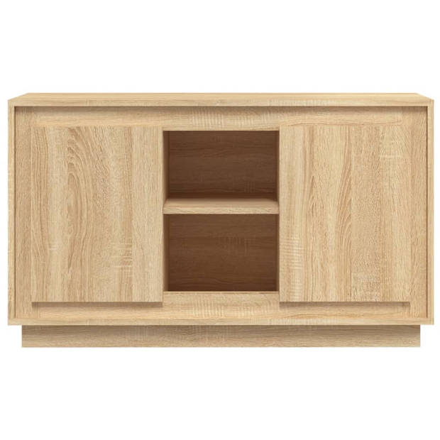 vidaXL Dressoir 102x35x60 cm bewerkt hout sonoma eikenkleurig