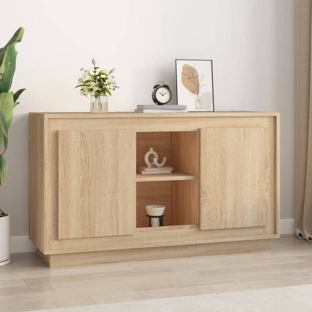 The Living Store Dressoir - Sonoma eiken - 102 x 35 x 60 cm (B x D x H)