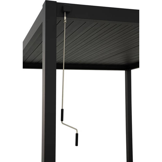 Novum Mirador BASIC - 300 x 300 cm - Terrasoverkapping - Antraciet