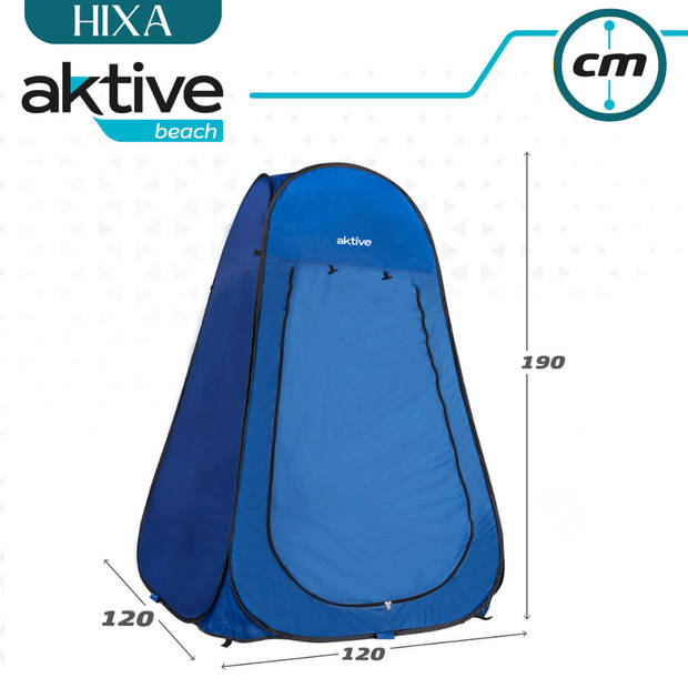 HIXA Douchetent Pop up Camping met Douchezak - 15L - Omkleedtent 120x120x190 cm - Camping - Douche