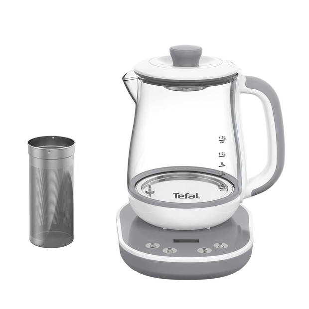 Water- en Theekoker Tefal BJ551B10 Wit/Grijs Roestvrij staal 1,5 L