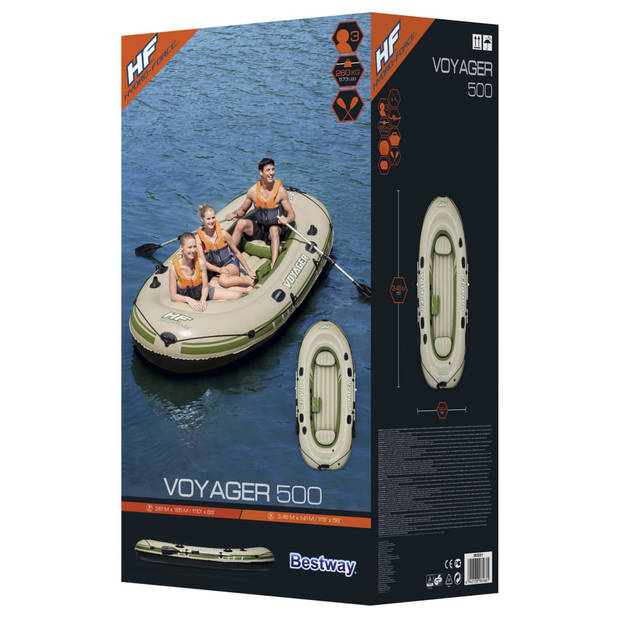 Bestway Hydro force boot Voyager 500 set groen