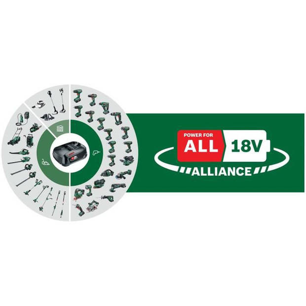 UniversalHedge Cut 18-55 draadloze heggenschaar met 2 Bosch accu's