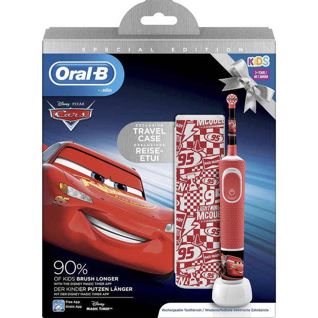 Oral-B Kids Cars - Elektrische Tandenborstel - Powered By Braun - 1 Handvat en 1 opzetborstel